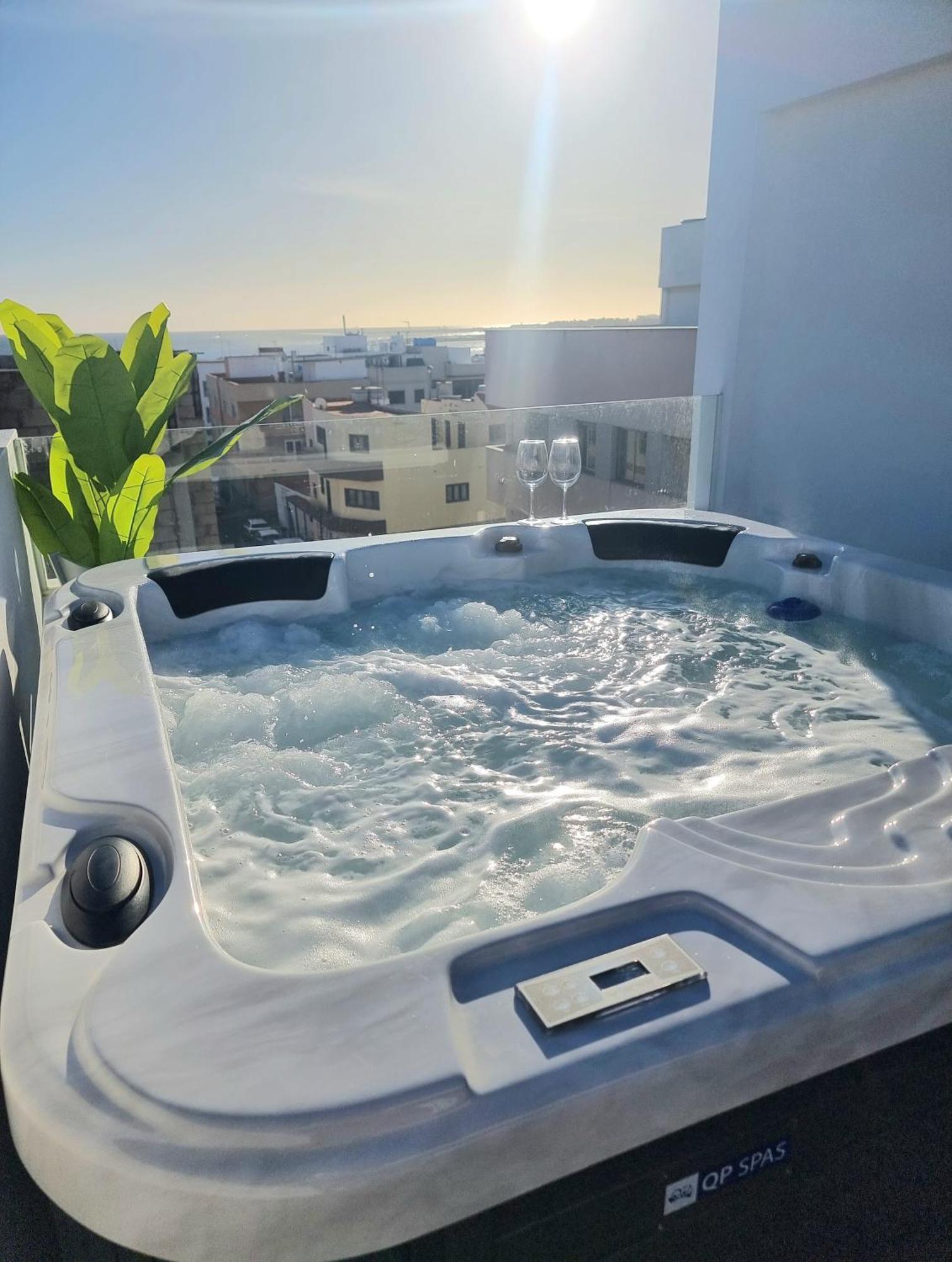 Luxury Penthouse Valentin With Jacuzzi Apartment Corralejo Bagian luar foto